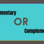 Complimentary or Complementary