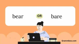 bear or bare